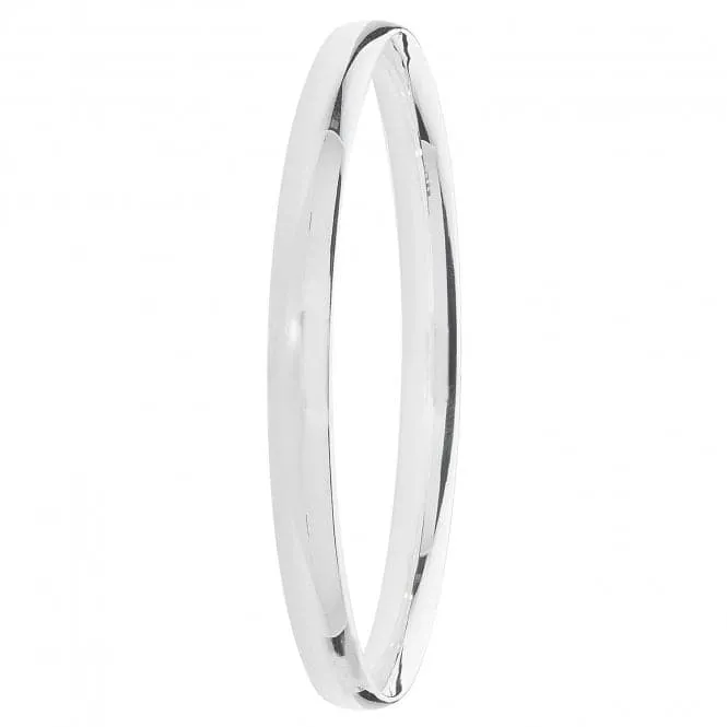 Acotis Silver Bangle Round Plain G4322