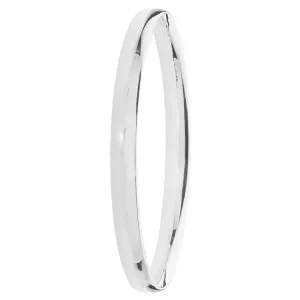 Acotis Silver Bangle Round Plain G4322