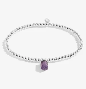 Affirmation Crystal "A Little Protection" Bracelet