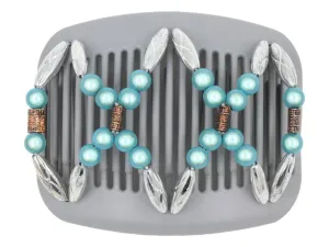 African Butterfly Hair Comb - Dalena Gray 40