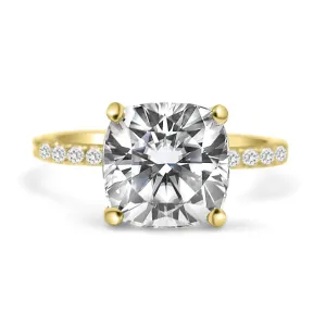 Ally Cushion Engagement Ring Setting