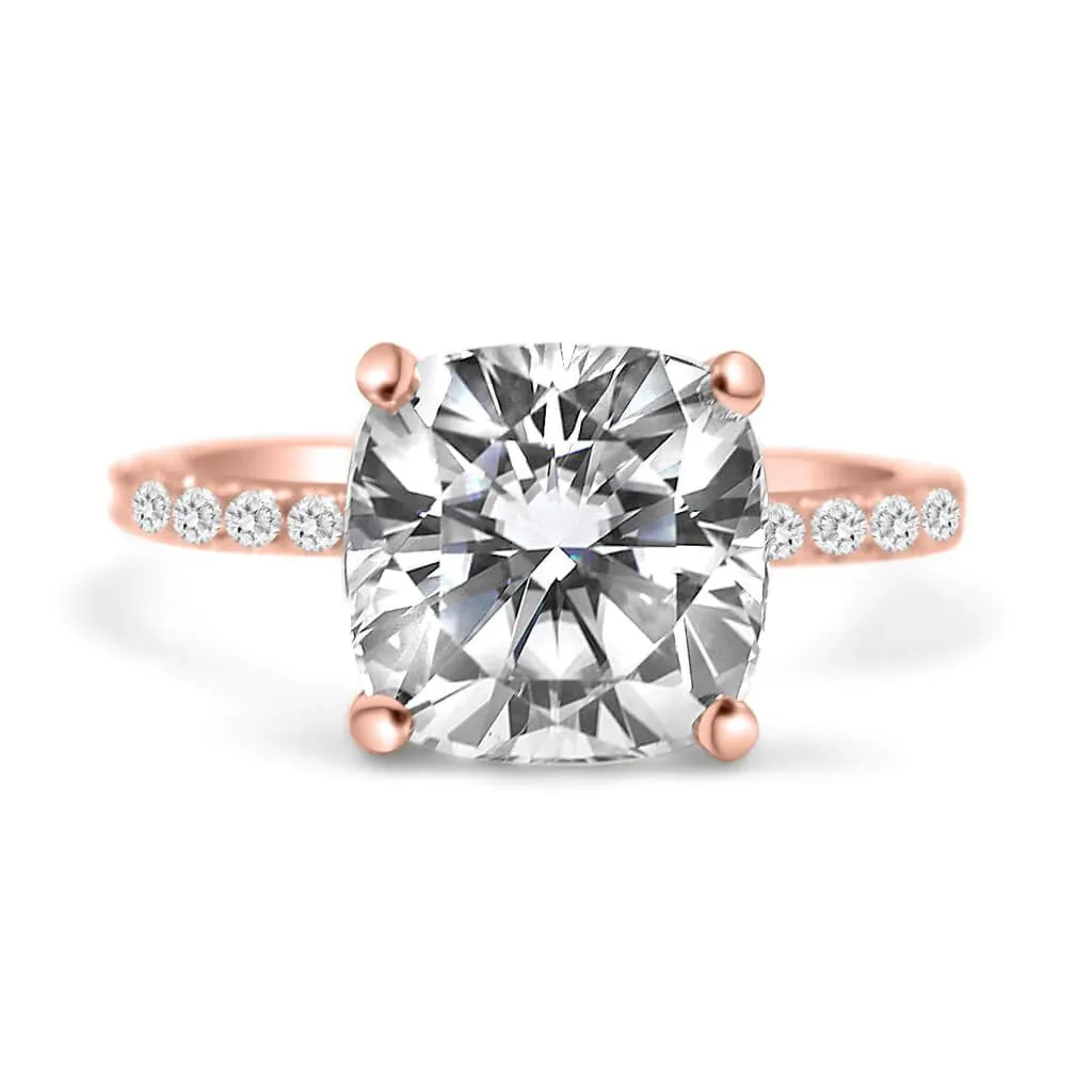 Ally Cushion Engagement Ring Setting