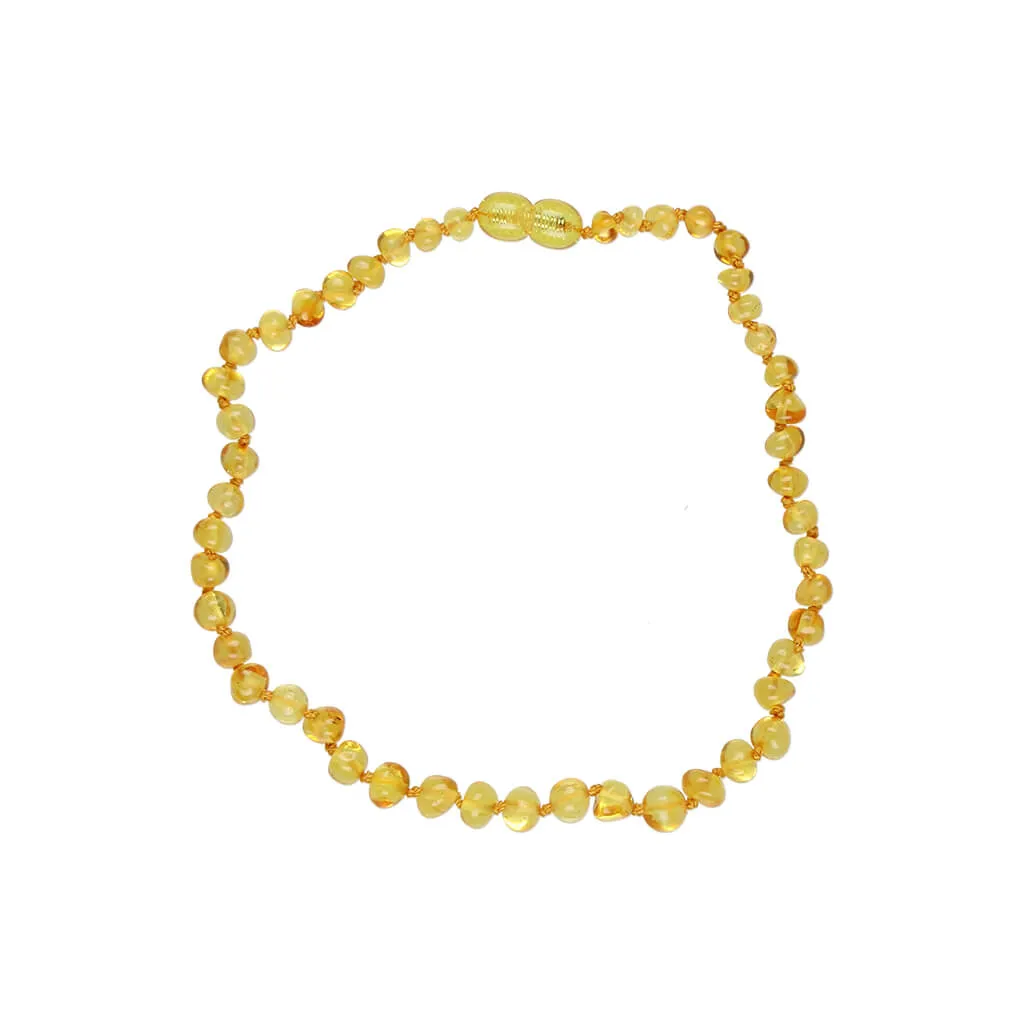 Amber Necklace Lemon