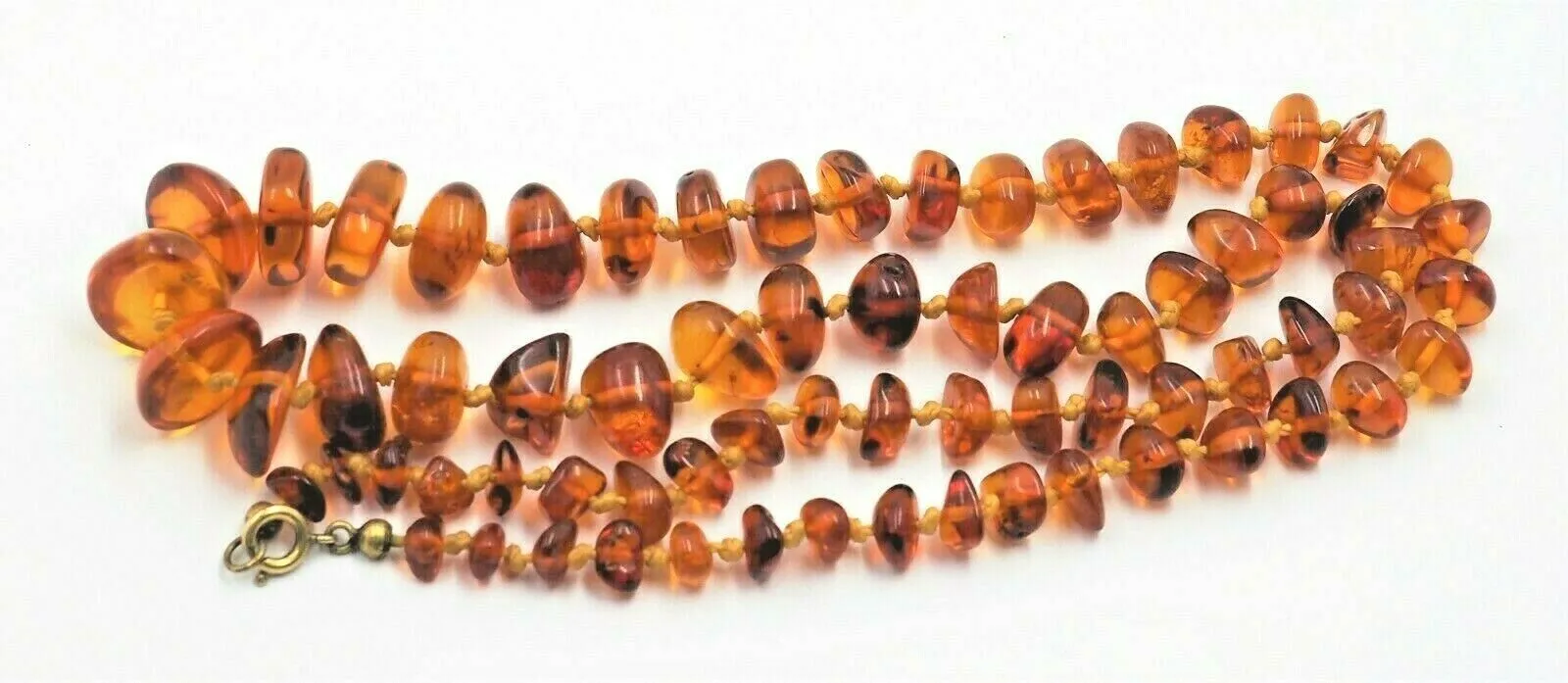 Amber Necklace with Graduating Stones