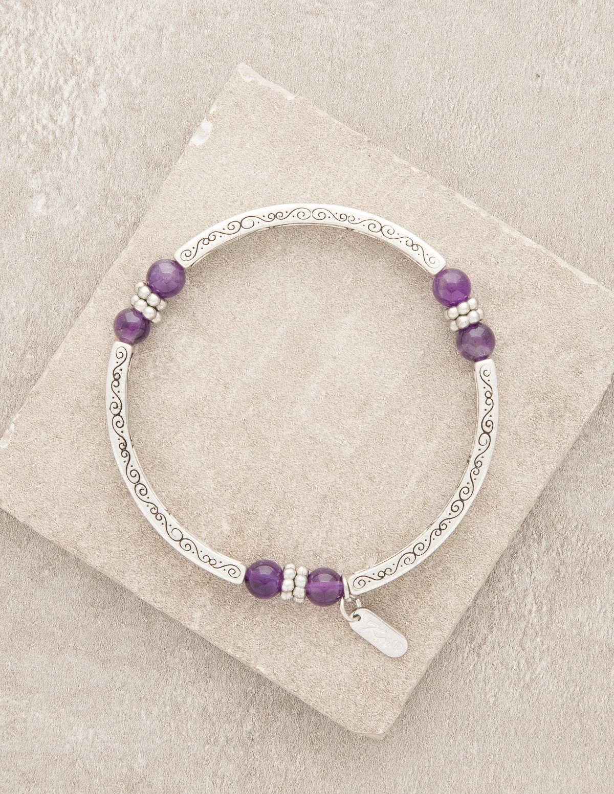 Amethyst Believe Bangle