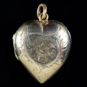 Antique Victorian 9Ct Gold Locket Circa 1900