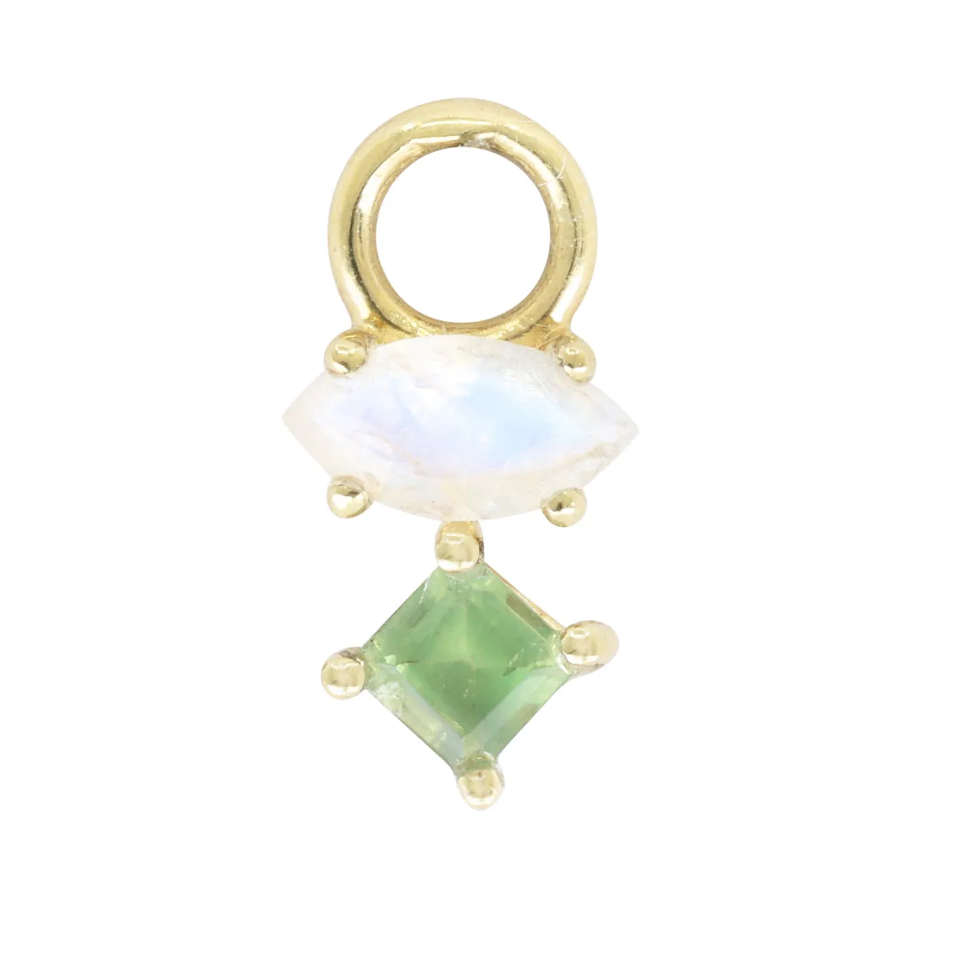 Astrid Marquise Apatite Gold Charm