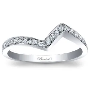 Barkev's Twist Prong Set Diamond Zig-Zag Wedding Band