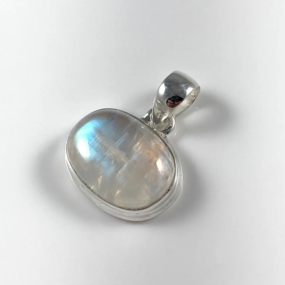 Blue Fire Moonstone Pendant