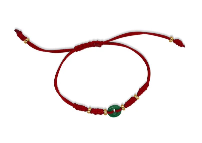 Bracelet adjustable with Jade GIA