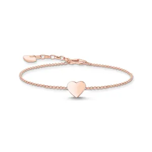 Bracelet heart rose gold