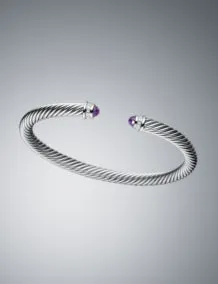 Cable Classics Bracelet with Amethyst and Diamonds