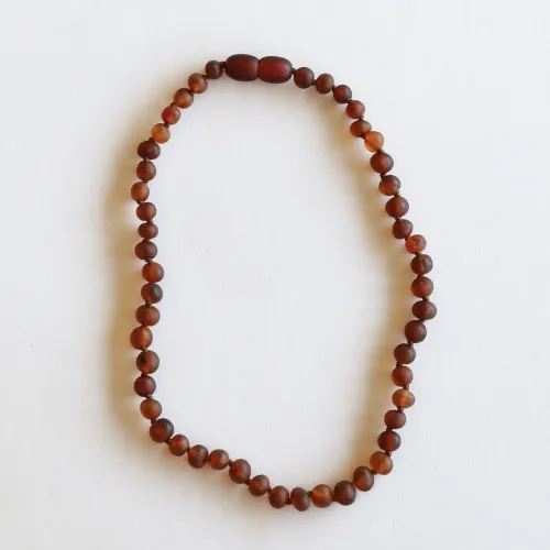 CanyonLeaf 12" Raw Amber Baby Necklace