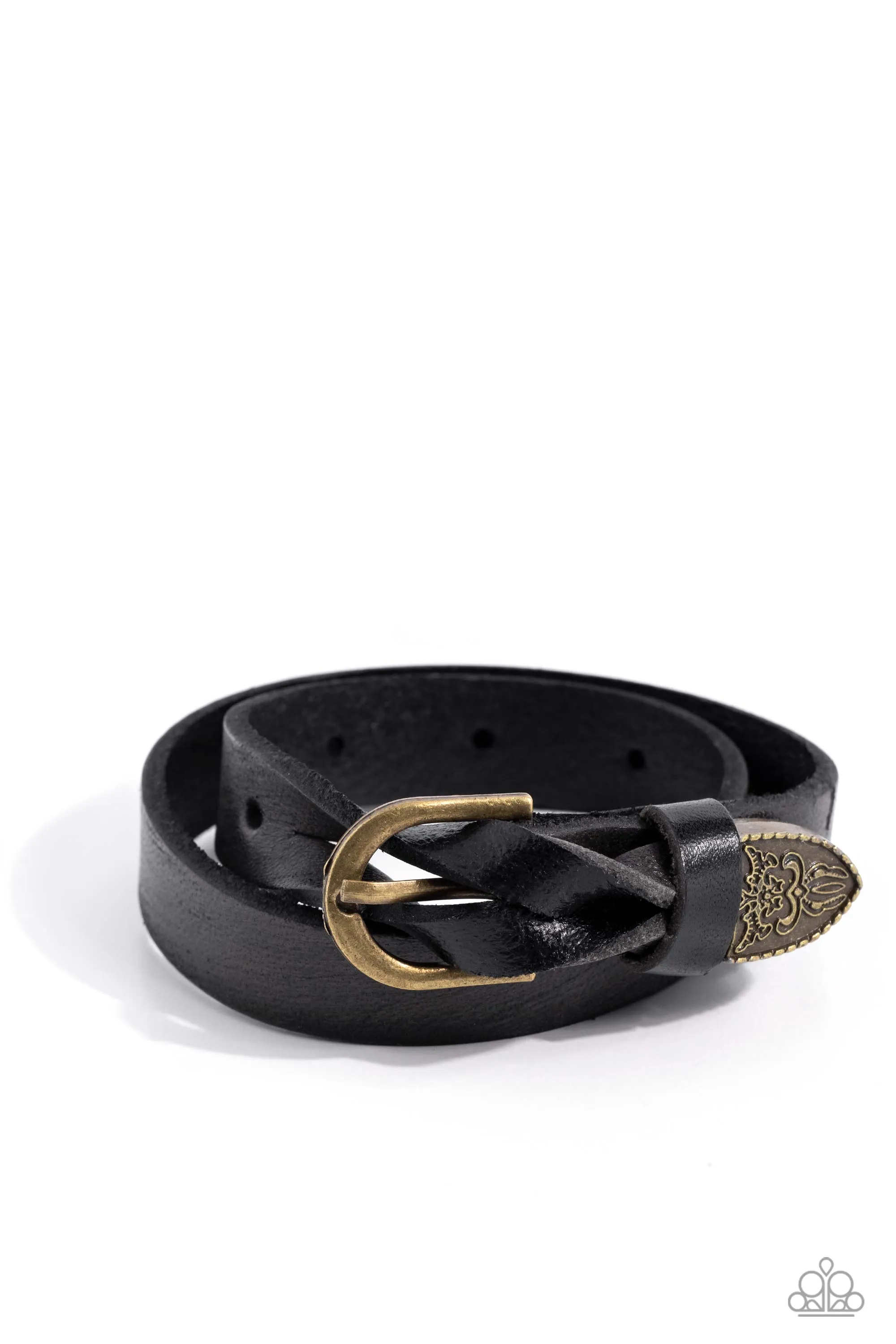 Coat of Arms Couture - Black Bracelet - Paparazzi Accessories