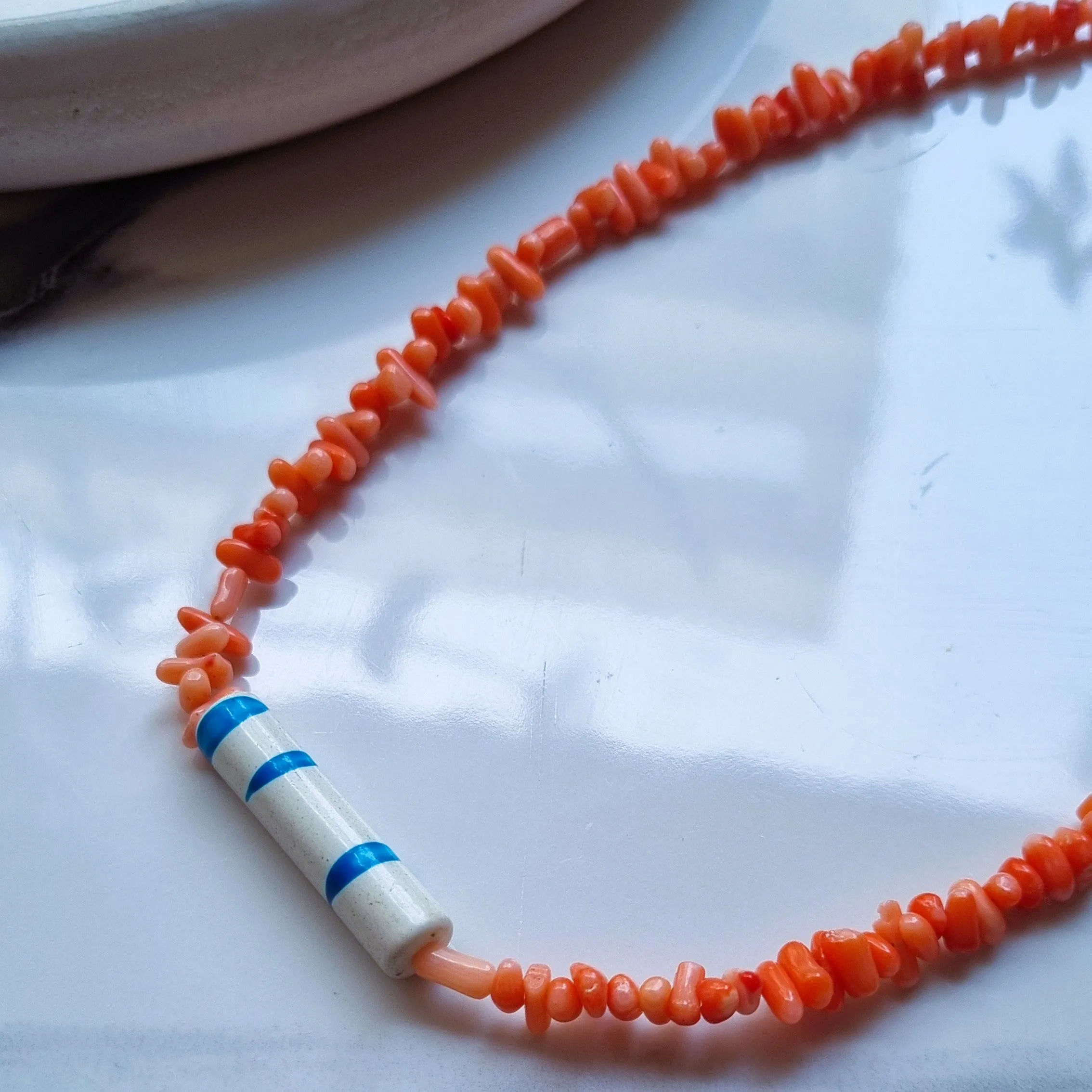 Coral corals necklace