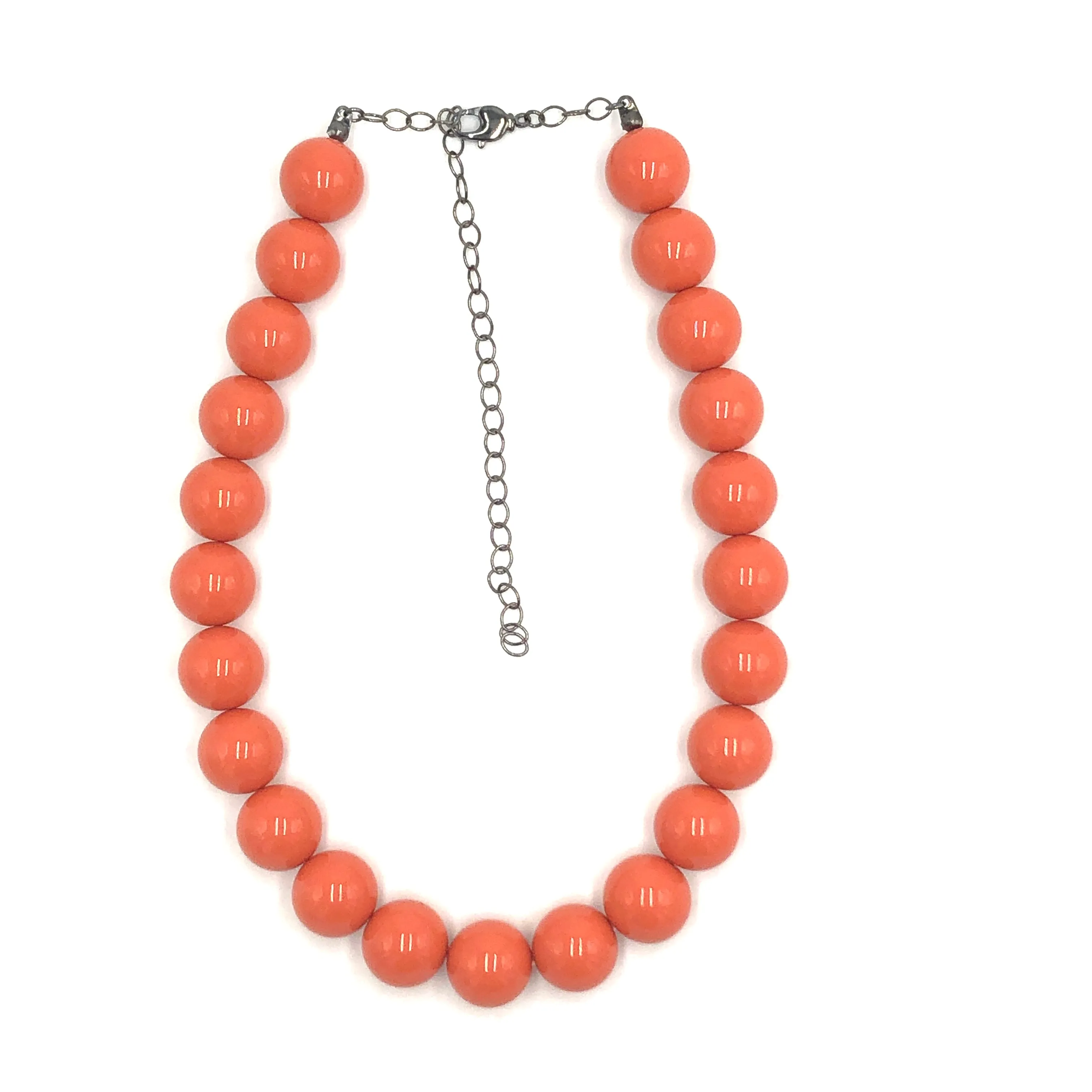 Dark Peach Marco Necklace