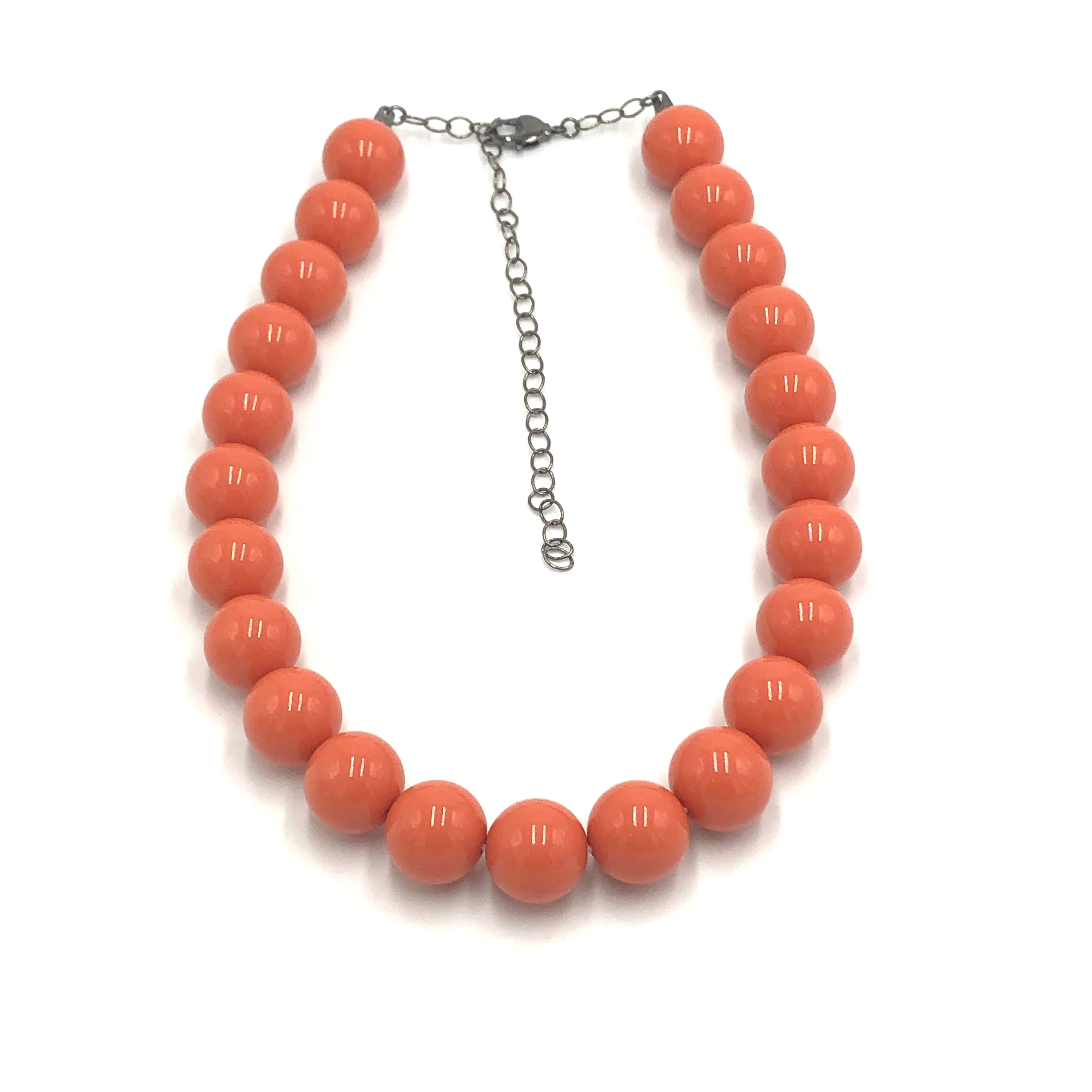 Dark Peach Marco Necklace