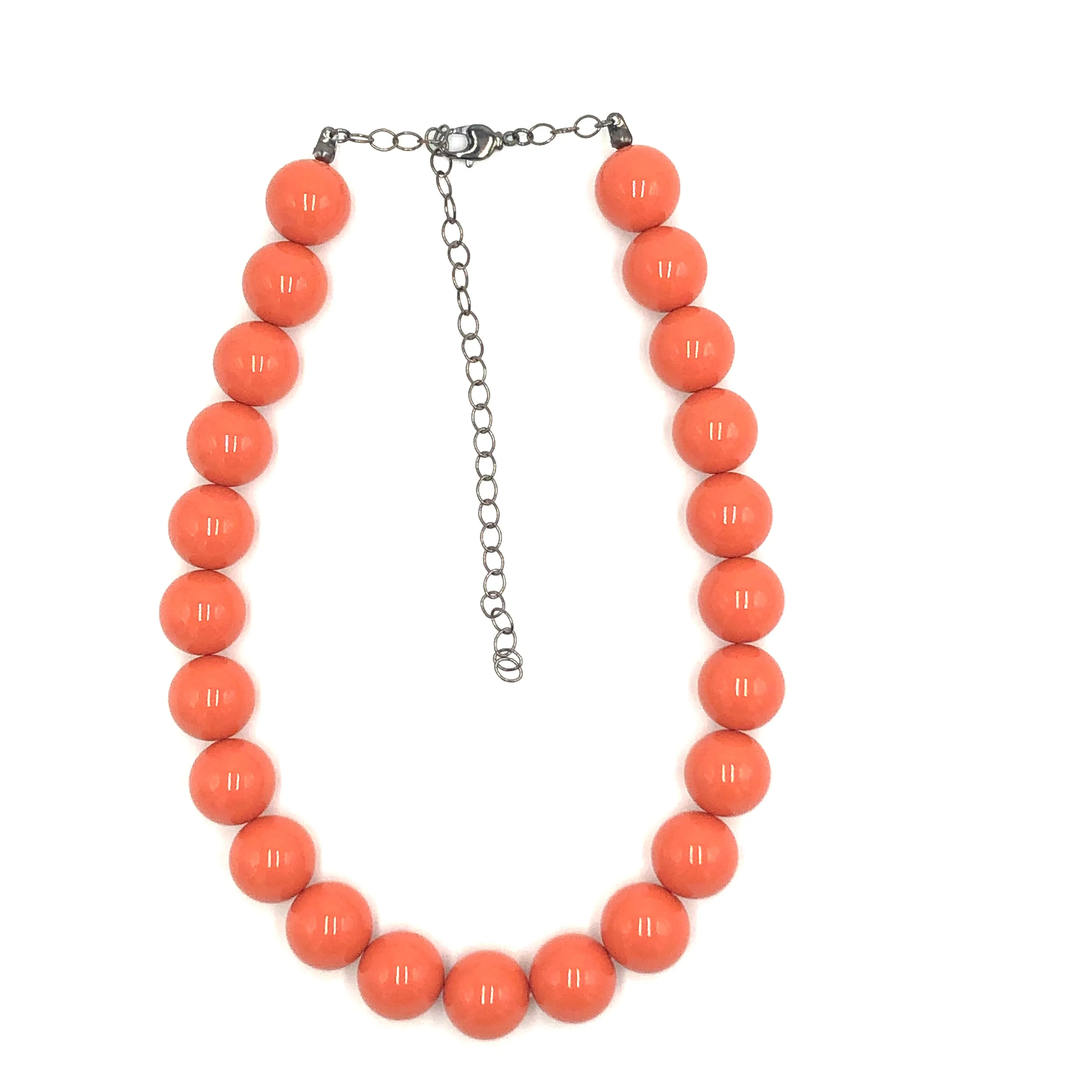 Dark Peach Marco Necklace