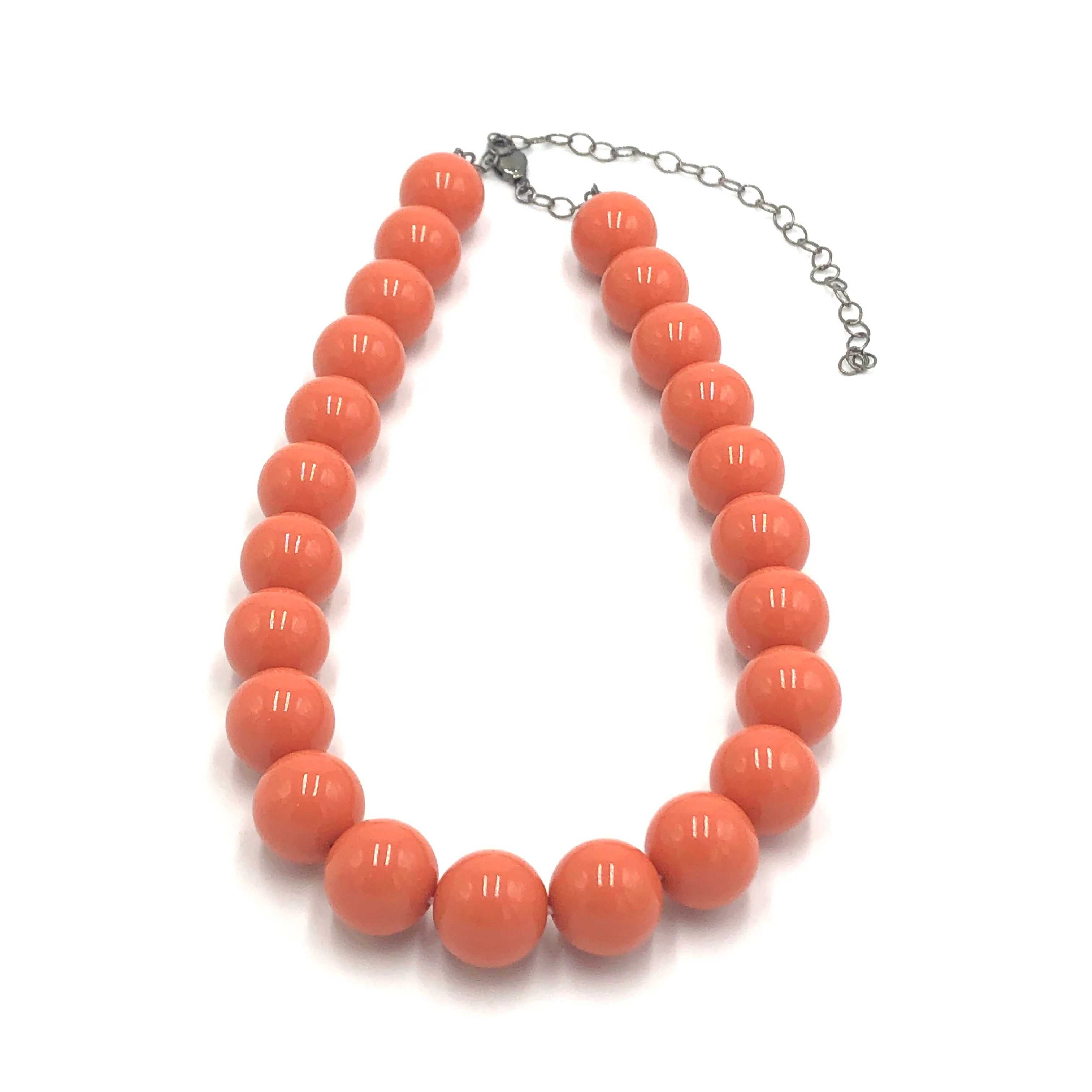 Dark Peach Marco Necklace