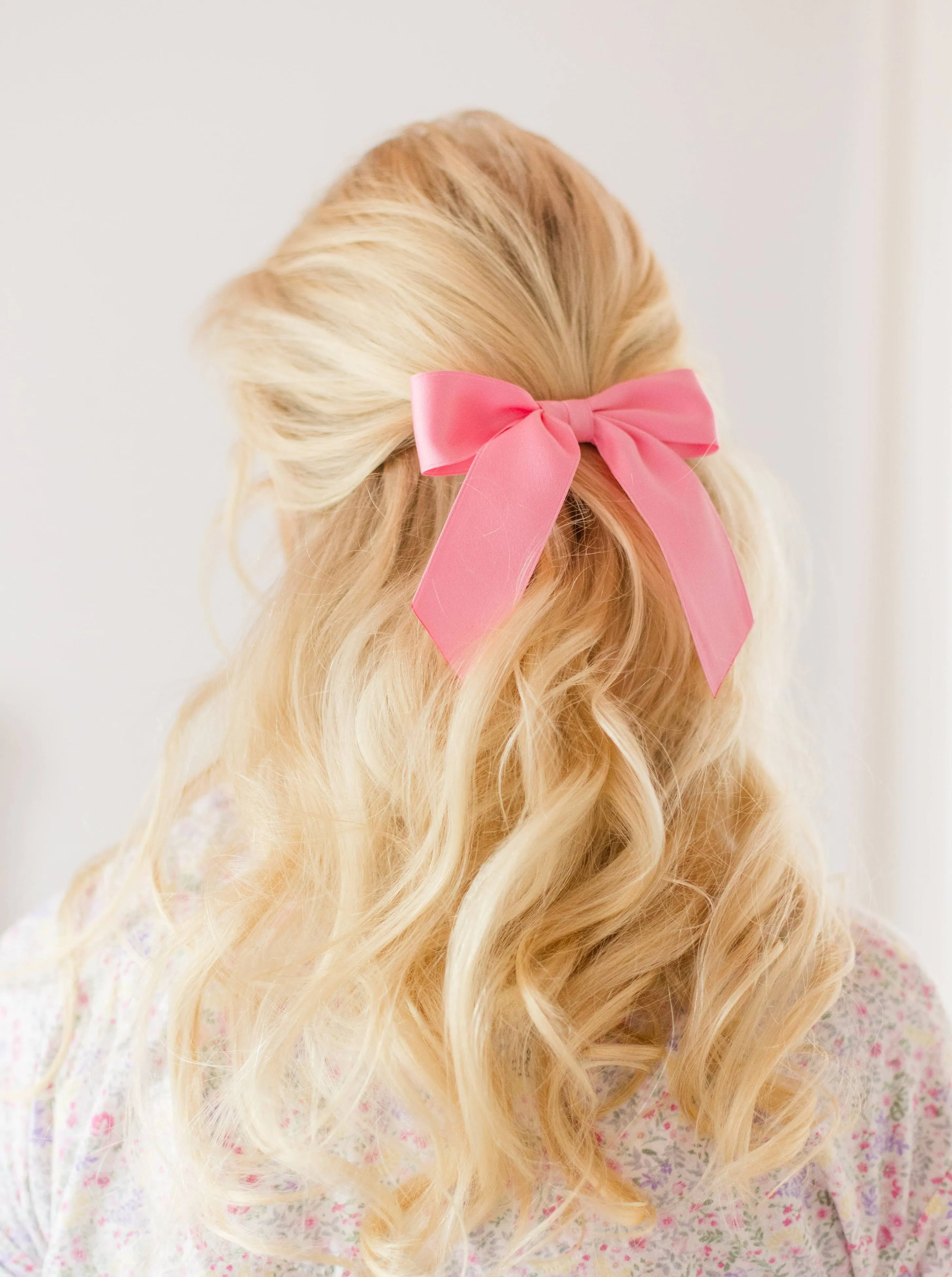 DELORA MATTE SATIN BOW BARRETTE