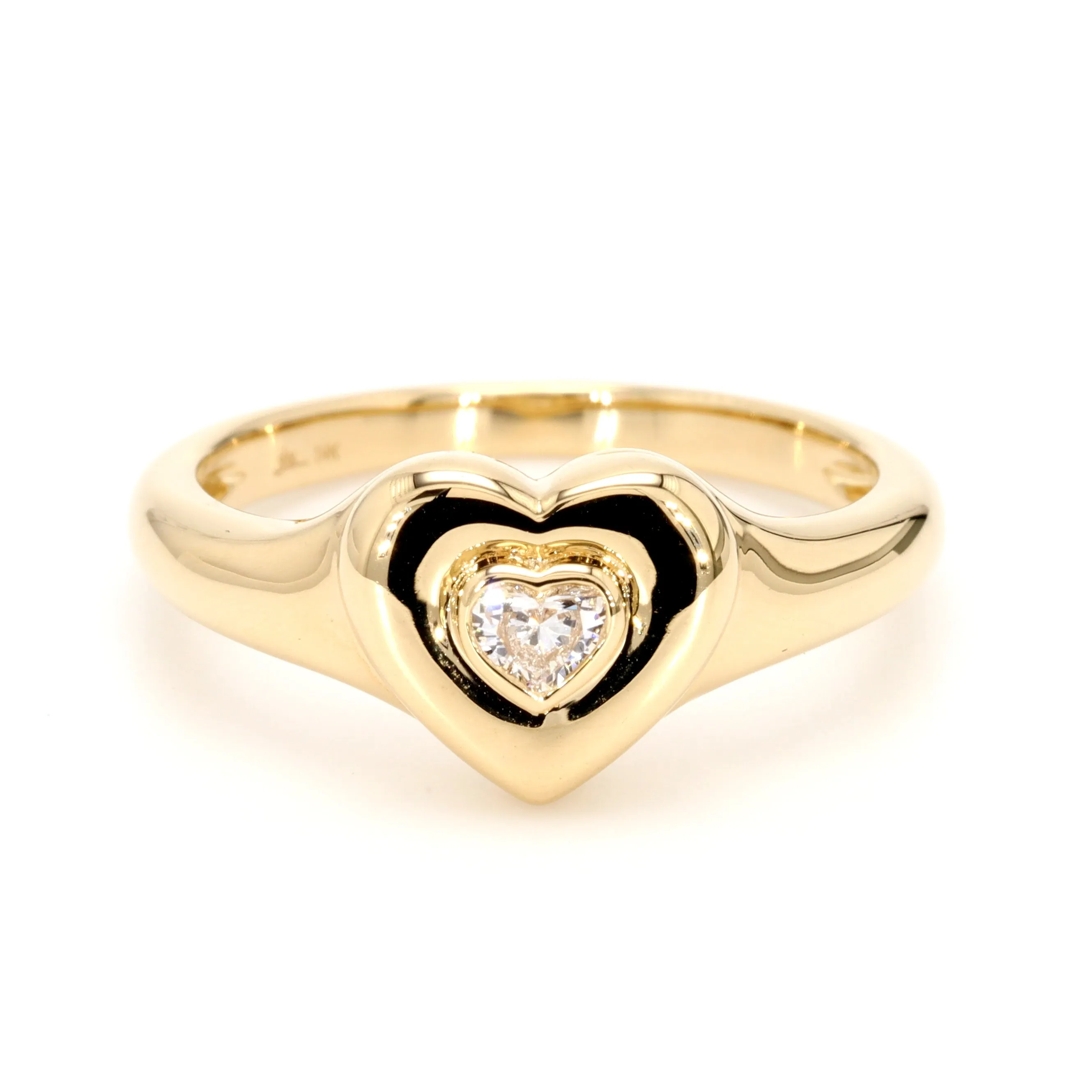 Diamond Heart Ring