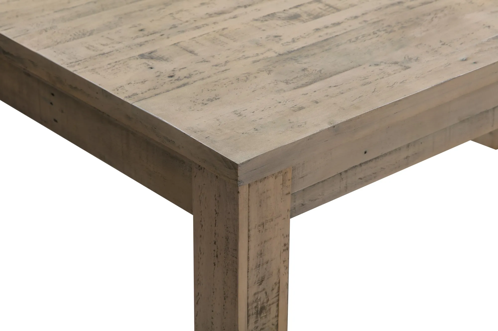 Distressed Pine Extending Dining Table