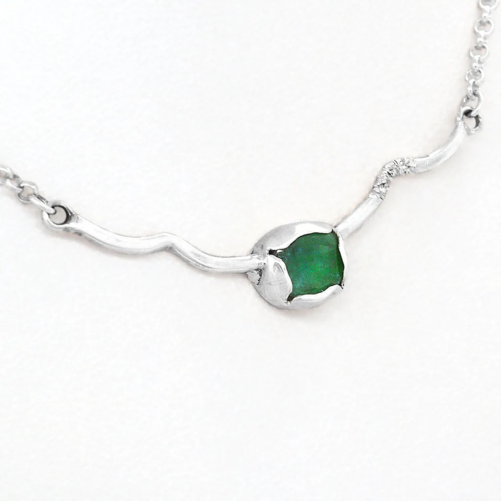 Emerald & diamonds Necklace