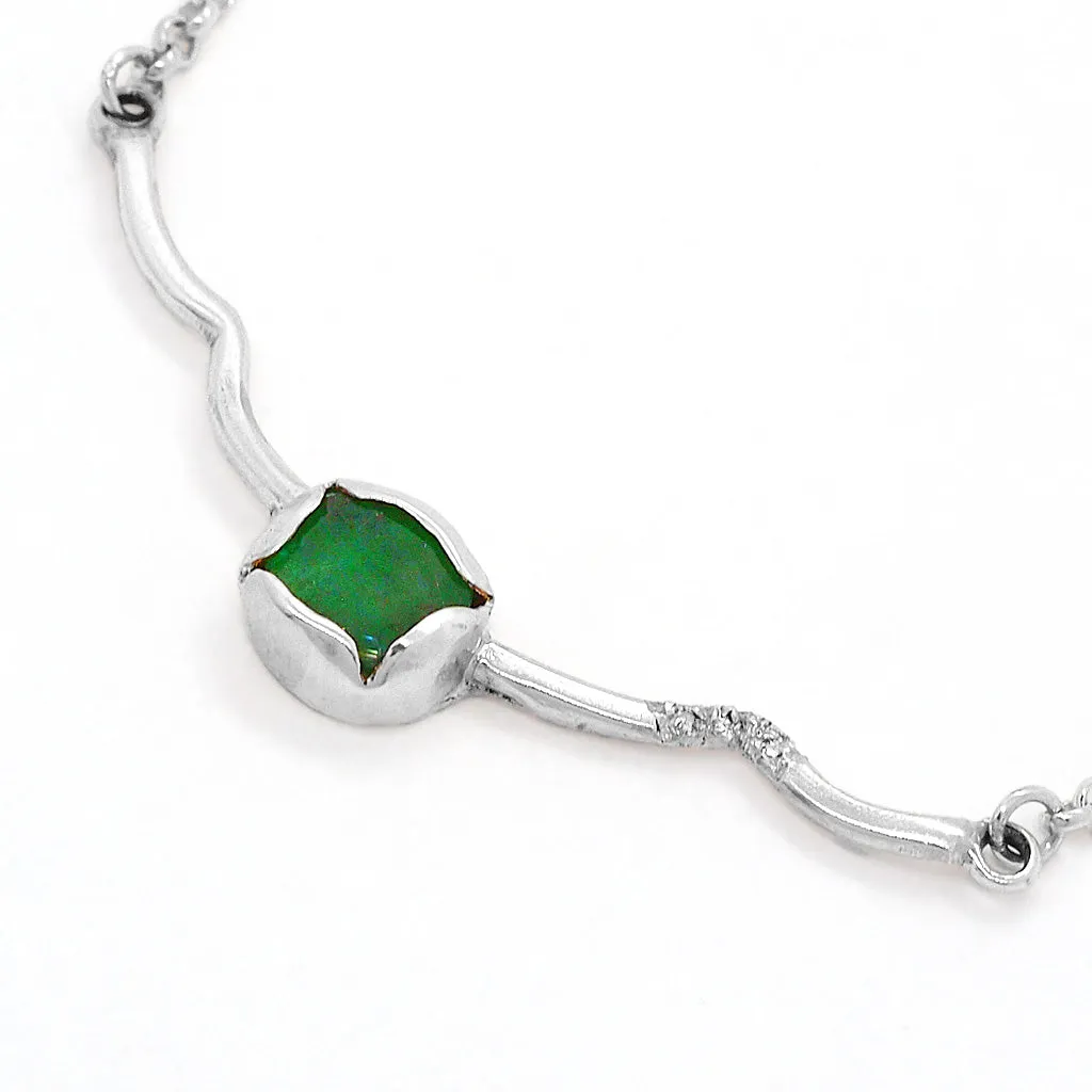 Emerald & diamonds Necklace