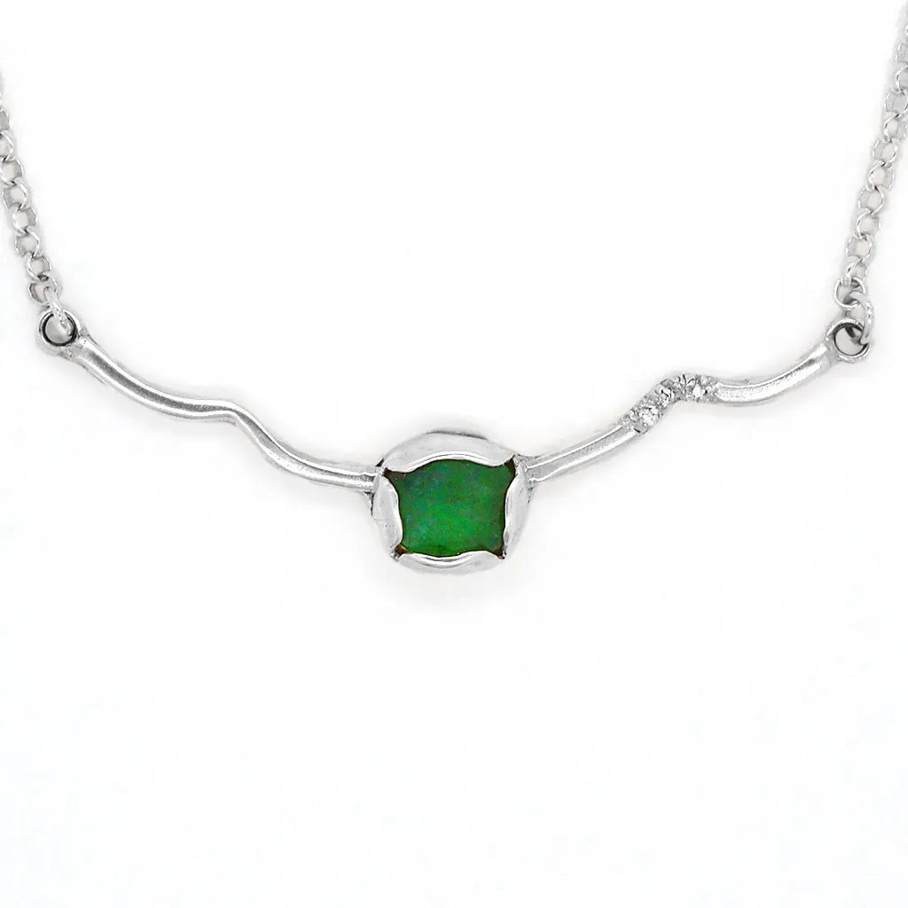 Emerald & diamonds Necklace