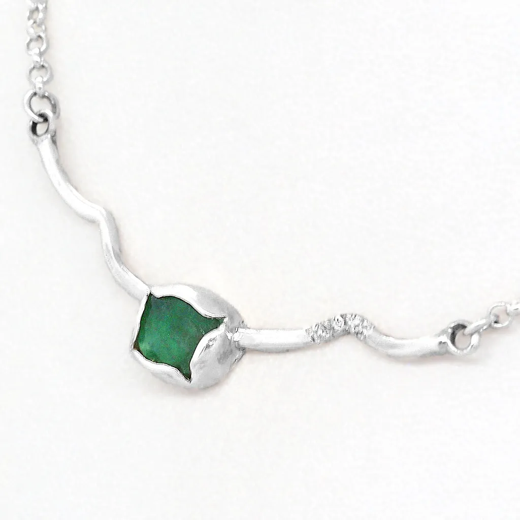 Emerald & diamonds Necklace