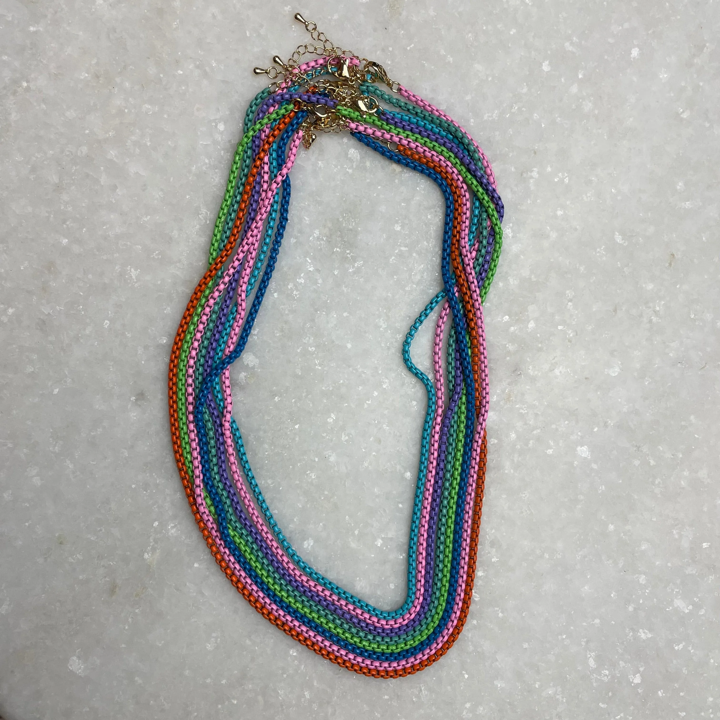 Enamel Necklaces - 18”