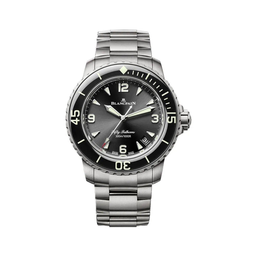 Fifty Fathoms Automatique Titanium 42mm - Black on Bracelet