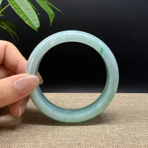 Genuine Burmese Green Jade Jadeite Bangle Bracelet ( 59.1mm )