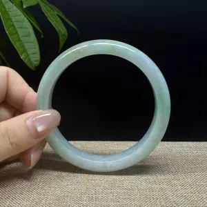 Genuine Burmese Green Jade Jadeite Bangle Bracelet ( 62.5mm )