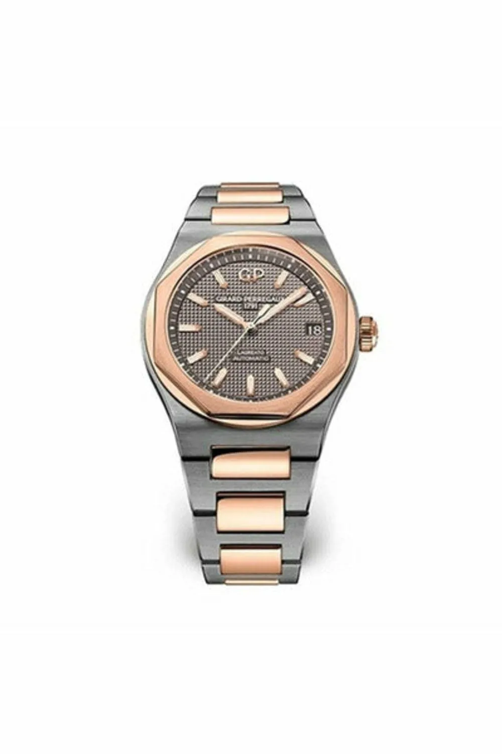 girard perregaux laureato automatic 42mm men's watch ref. 81010-26-232-26a