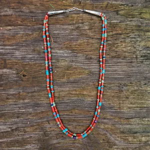 Graceful Red Coral Necklace - 29.25" Long