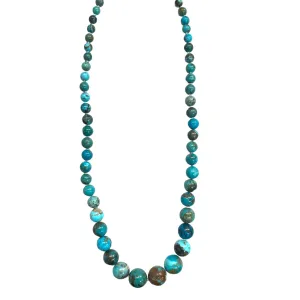 Graduated Round Turquoise Necklace