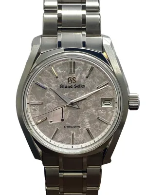 Grand Seiko Heritage Collection Seasons Spring 40mm B&P SBGA413 Silver Dial Spring Drive Men's Watch