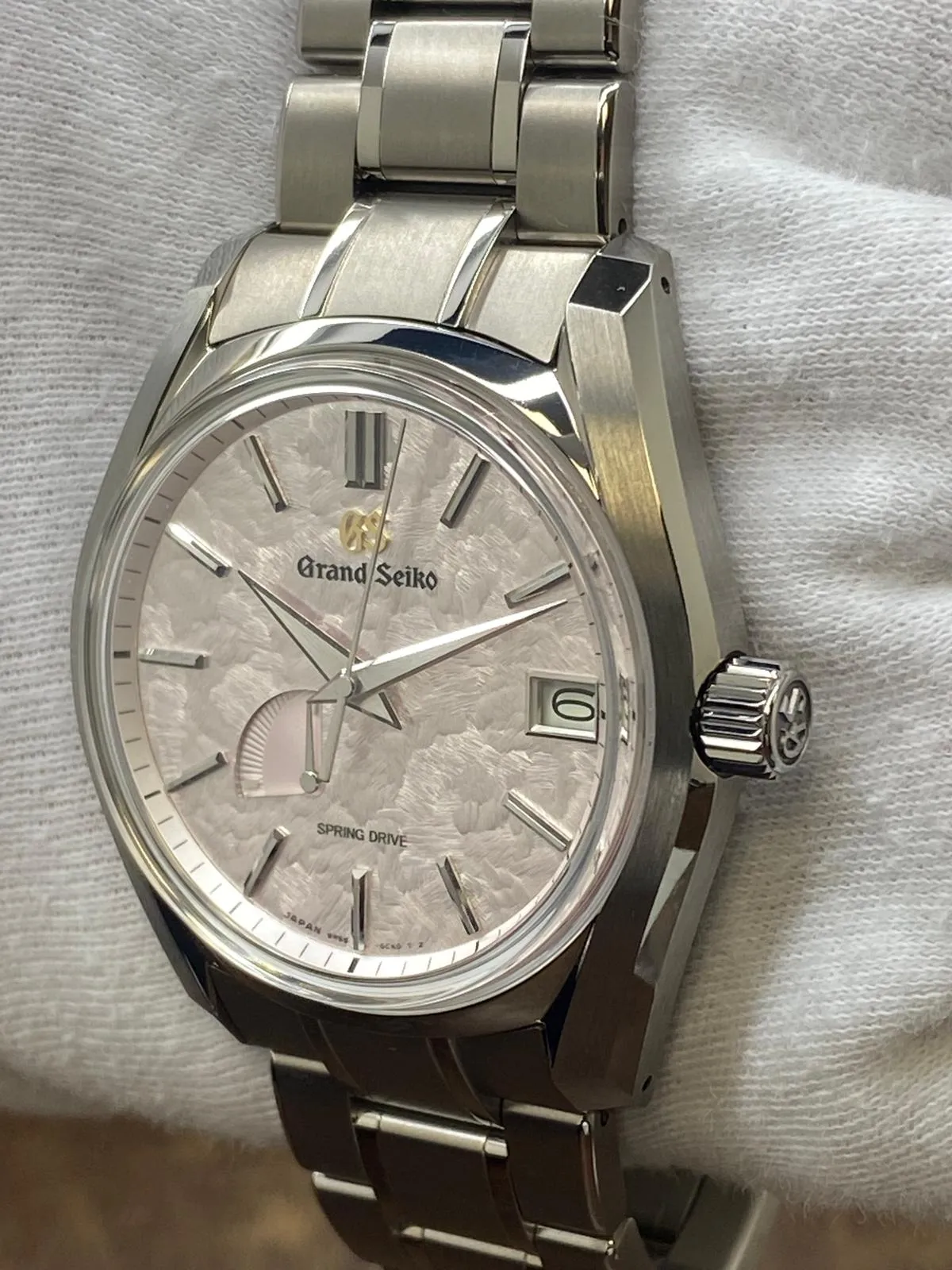 Grand Seiko Heritage Collection Seasons Spring 40mm B&P SBGA413 Silver Dial Spring Drive Men's Watch