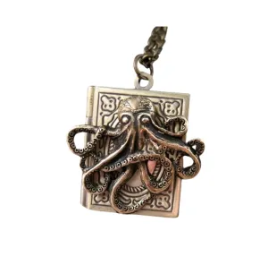 Handmade Steampunk Octopus Locket Necklace