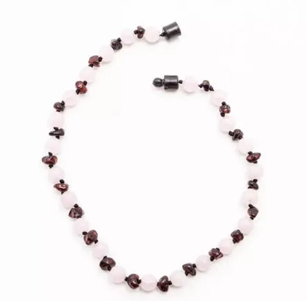 Healing Hazel 100% Baltic Amber Necklaces with Gemstones - Adult