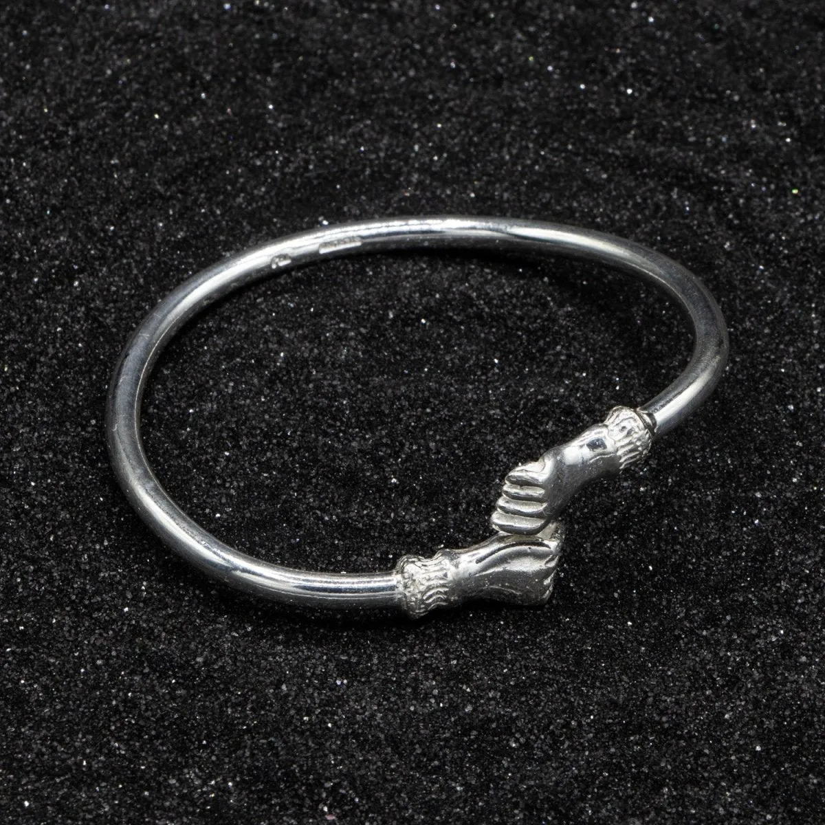 Heavy Plain Fist Bangle