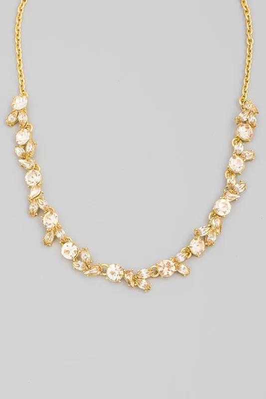 Itzy Floral Gem Necklace