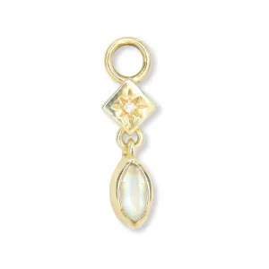 Lexi Gold Moonstone Charm