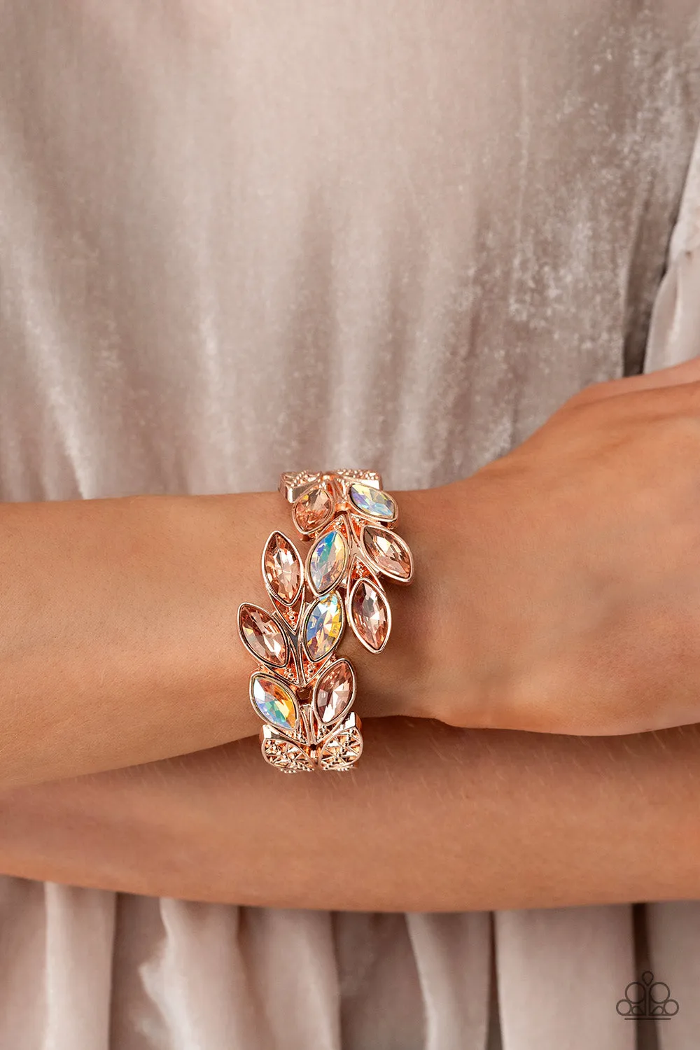 Luminous Laurels - Hinge Bracelet