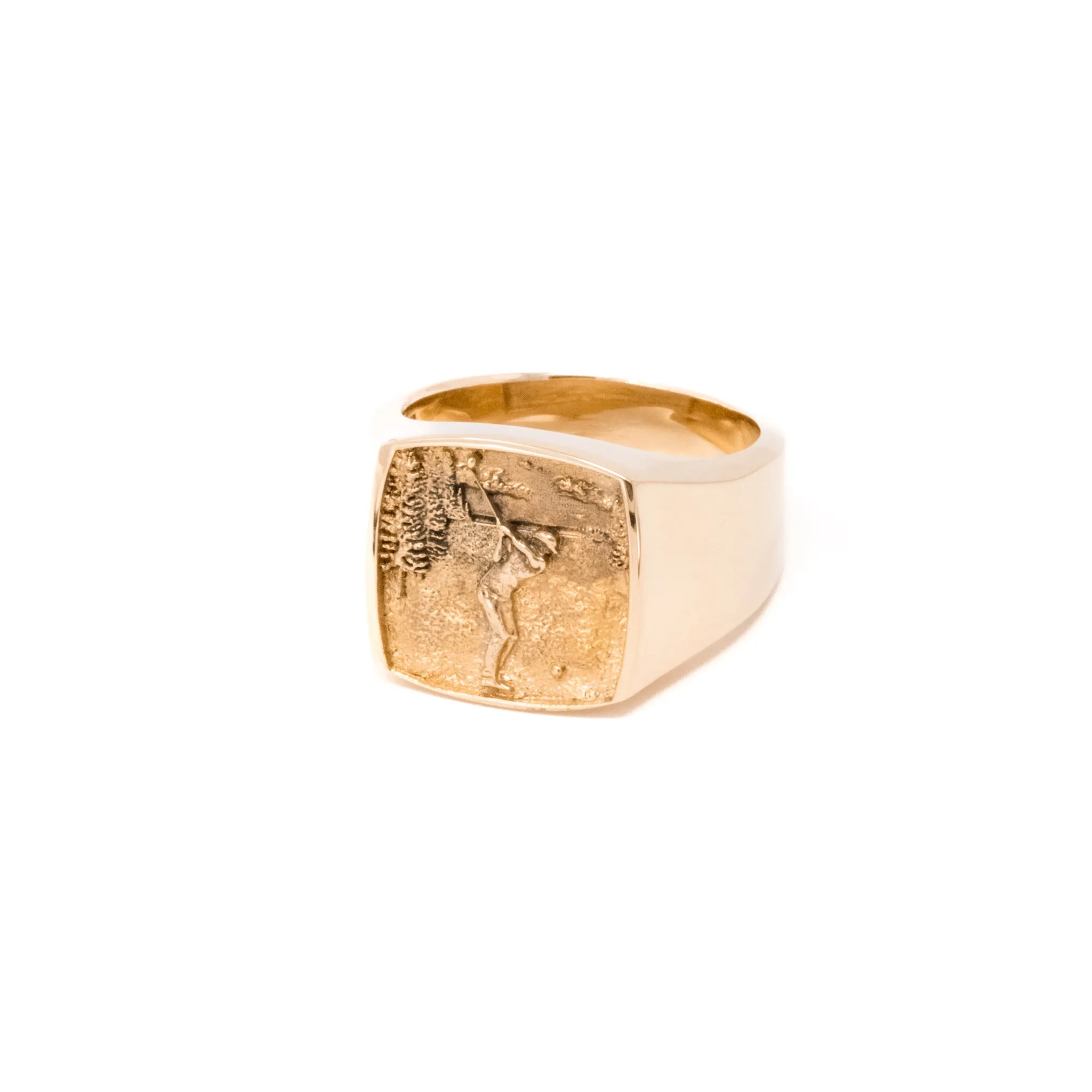 Men's Golf Signet Ring