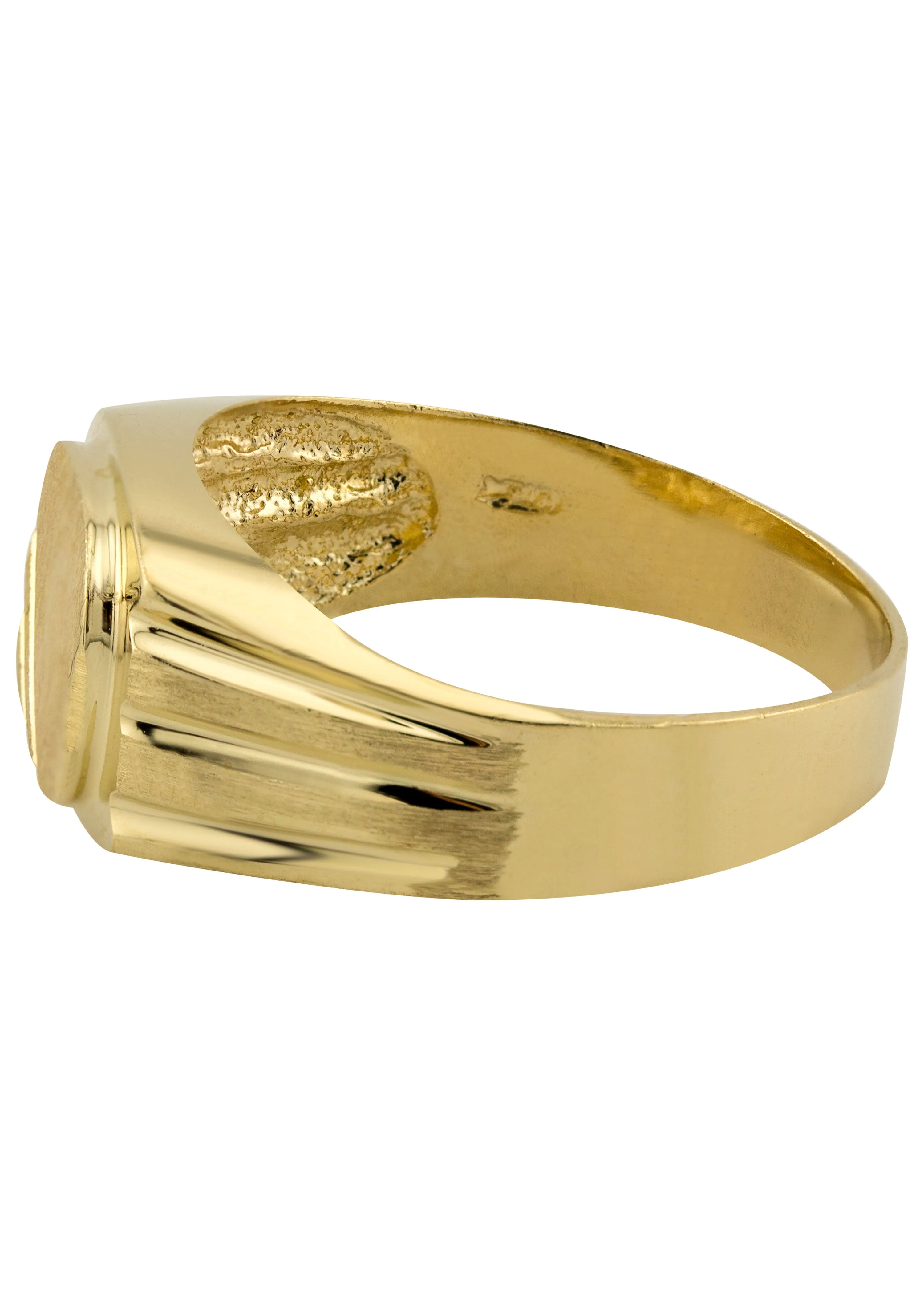 Mens Signet Ring - 10K Gold | 4 Grams