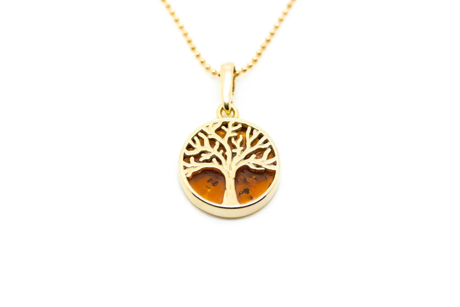 Mini Gold Plated Tree of Life Pendant