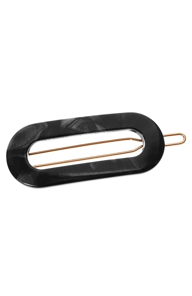 Mini Oval Tige Boule Barrette - Classic