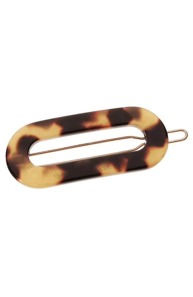 Mini Oval Tige Boule Barrette - Classic